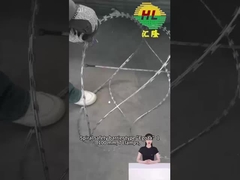 BTO-16 ২.৮ এমএম কয়েল ওয়্যার হট ডিপ গ্যালভানাইজড ইউক্রেনের সীমানা কনসার্টিনা রেজার ওয়্যার