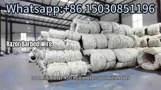 কনসার্টিনা রেজার কাঁটাতারের সিকিউরিটি রেজার ওয়্যার প্যাকেজিং