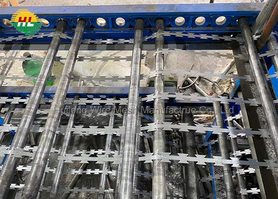 ক্লিপ সহ বিটিও -২২ কনসার্টিনা রেজার ওয়্যার, ক্লিপ সহ ক্রস রেজার কাঁটাতারের তার